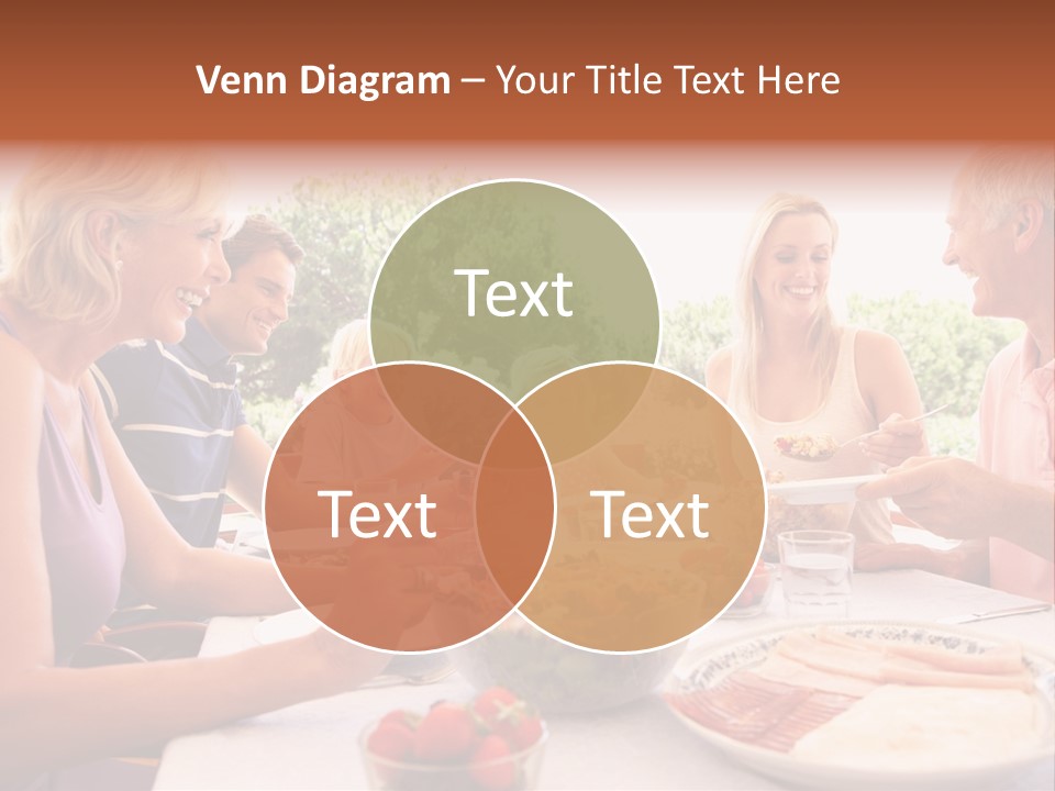 Family Father Caucasian PowerPoint Template