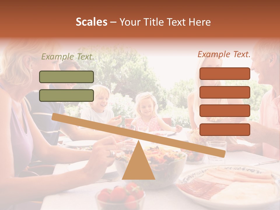 Family Father Caucasian PowerPoint Template