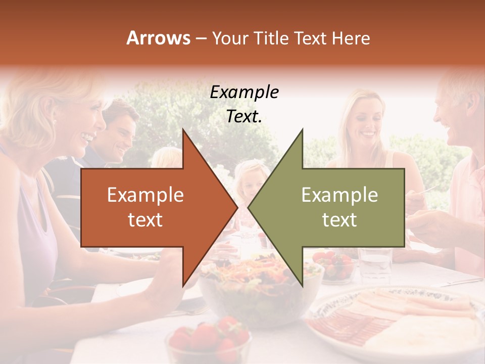 Family Father Caucasian PowerPoint Template