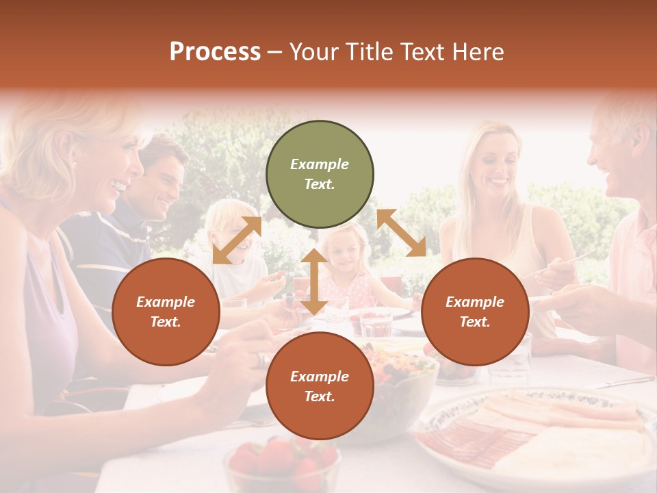 Family Father Caucasian PowerPoint Template