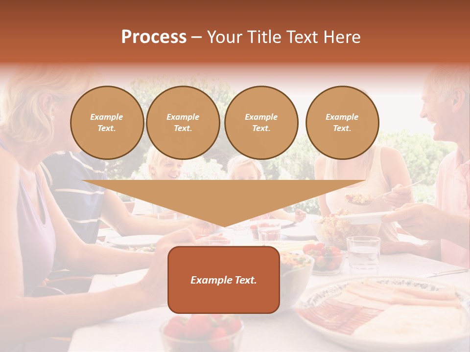 Family Father Caucasian PowerPoint Template