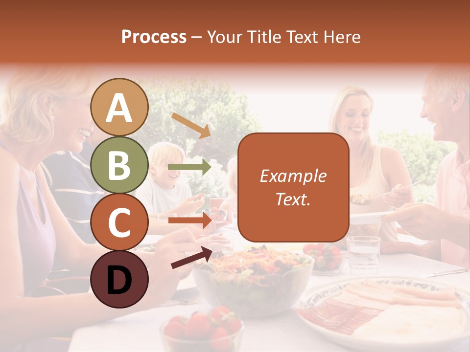 Family Father Caucasian PowerPoint Template