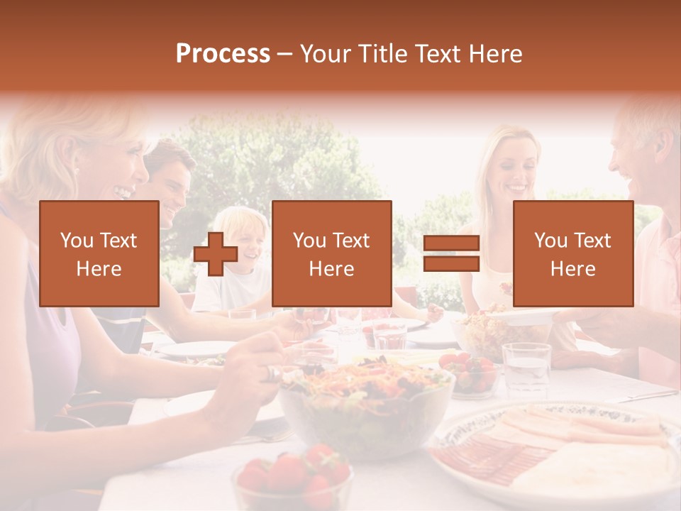 Family Father Caucasian PowerPoint Template