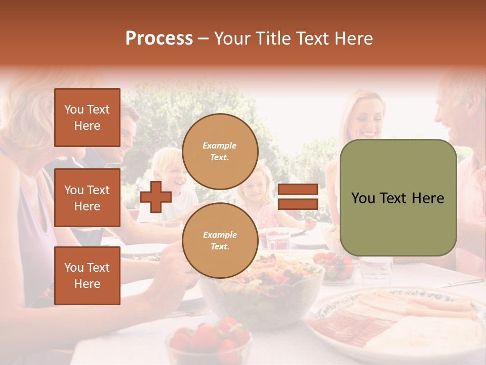 Family Father Caucasian PowerPoint Template