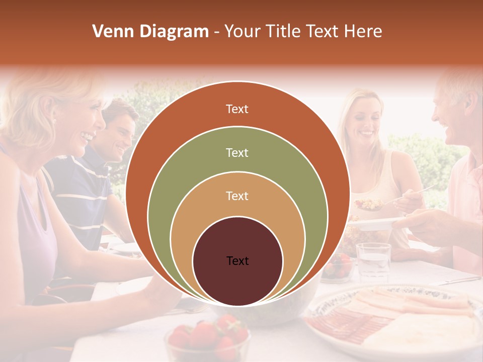 Family Father Caucasian PowerPoint Template