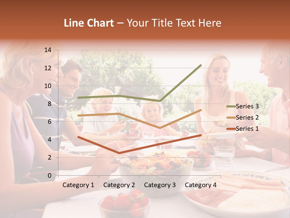 Family Father Caucasian PowerPoint Template