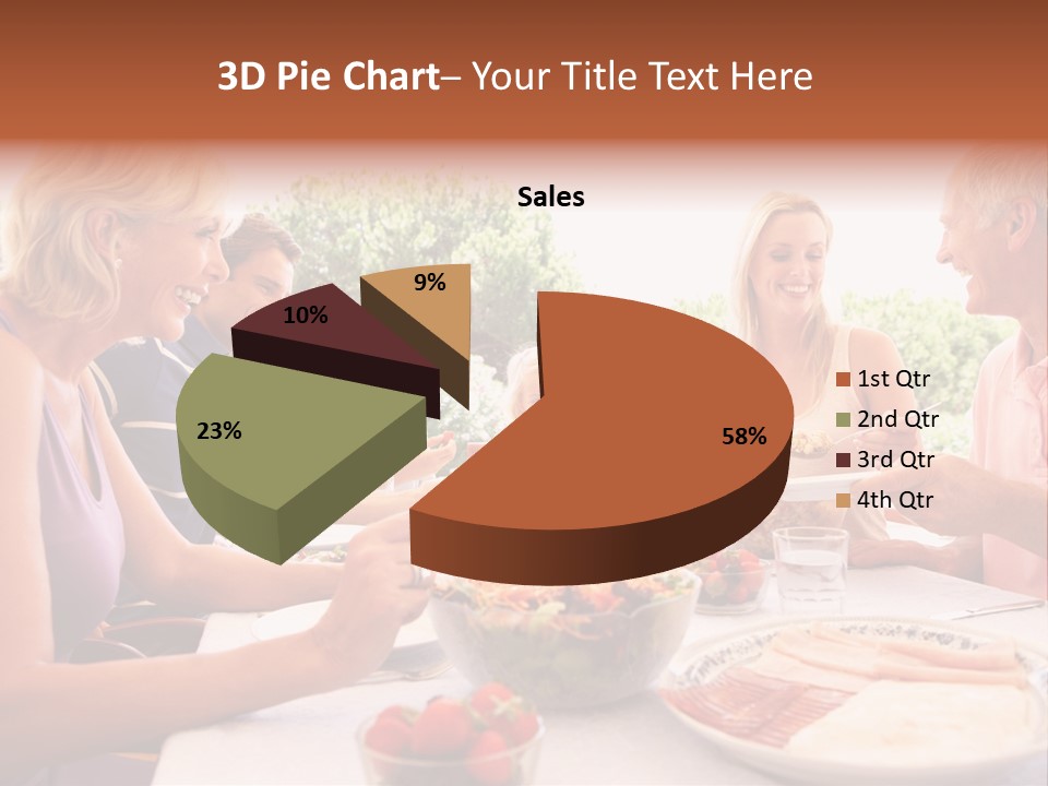 Family Father Caucasian PowerPoint Template