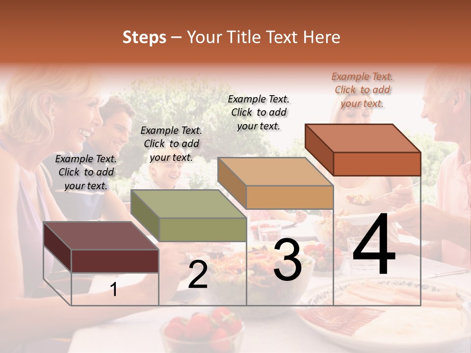 Family Father Caucasian PowerPoint Template