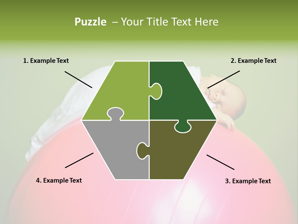 Boy Round Pink PowerPoint Template