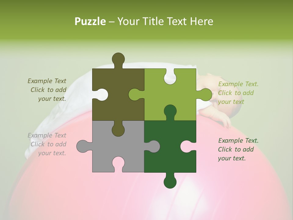 Boy Round Pink PowerPoint Template