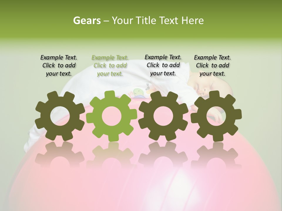 Boy Round Pink PowerPoint Template