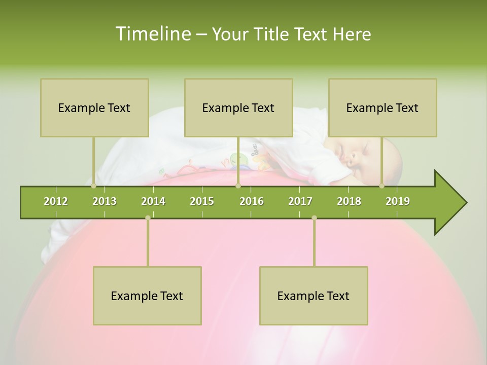 Boy Round Pink PowerPoint Template