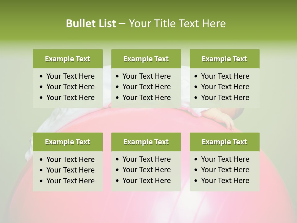 Boy Round Pink PowerPoint Template