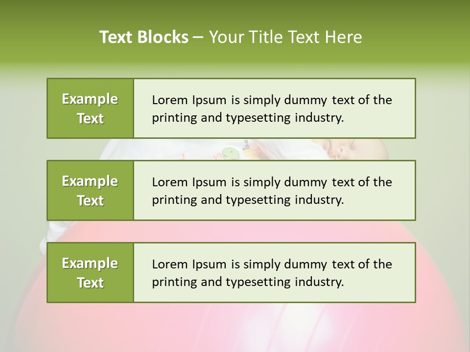 Boy Round Pink PowerPoint Template