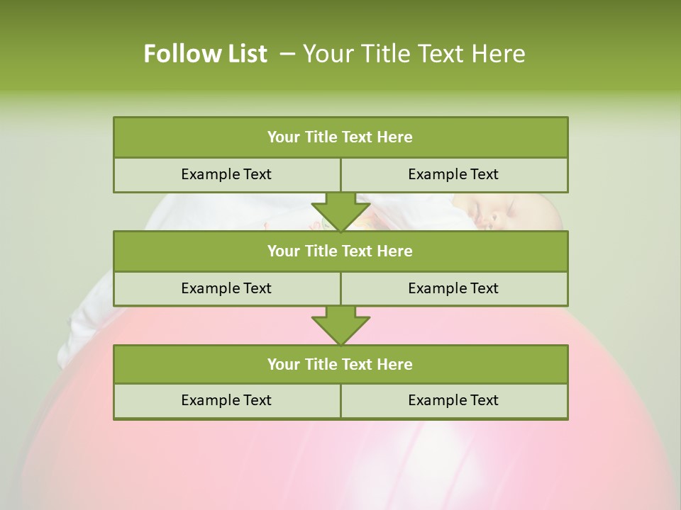 Boy Round Pink PowerPoint Template