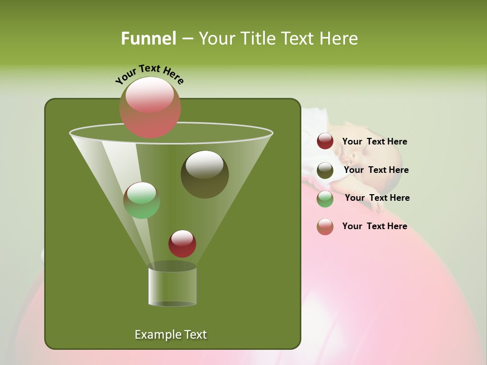 Boy Round Pink PowerPoint Template