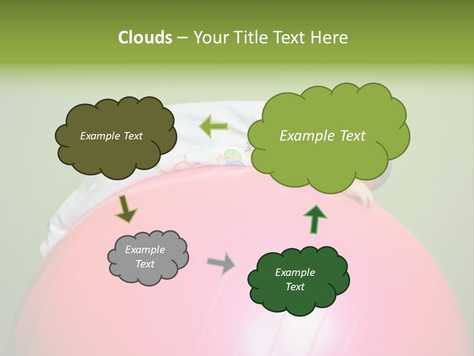 Boy Round Pink PowerPoint Template