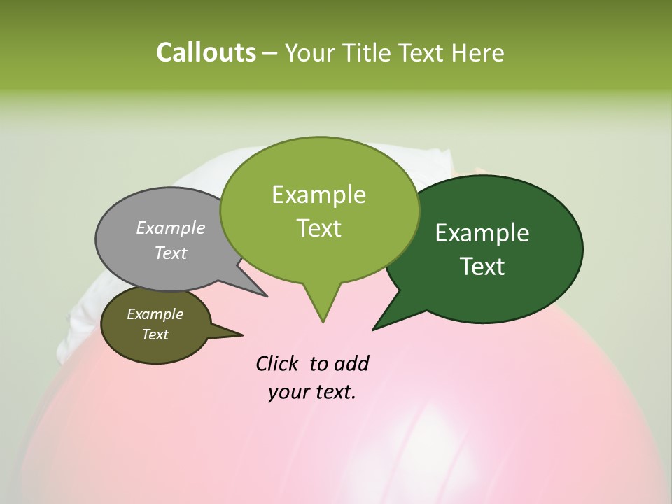 Boy Round Pink PowerPoint Template