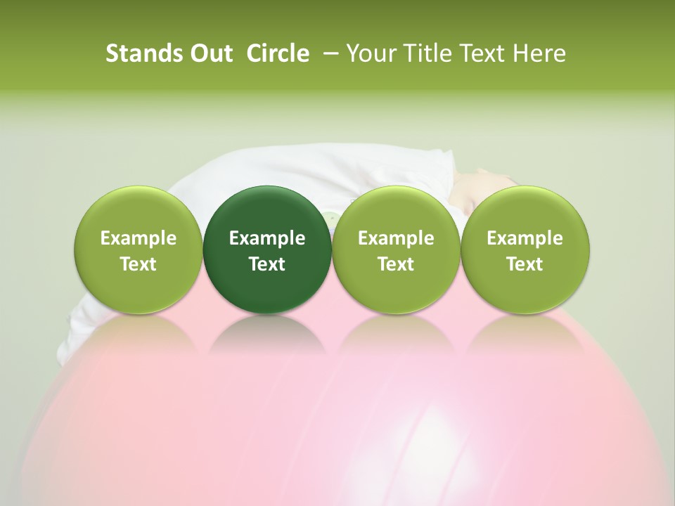 Boy Round Pink PowerPoint Template