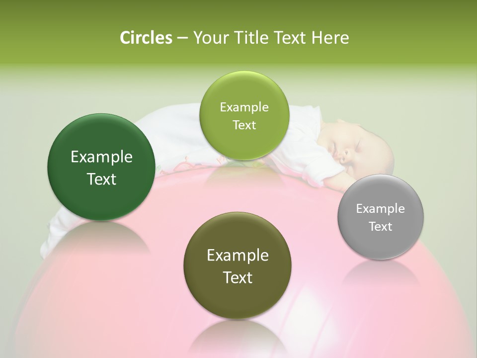 Boy Round Pink PowerPoint Template