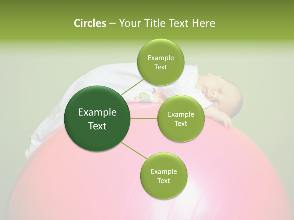 Boy Round Pink PowerPoint Template