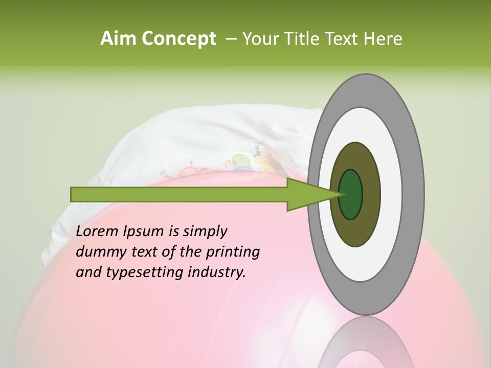 Boy Round Pink PowerPoint Template