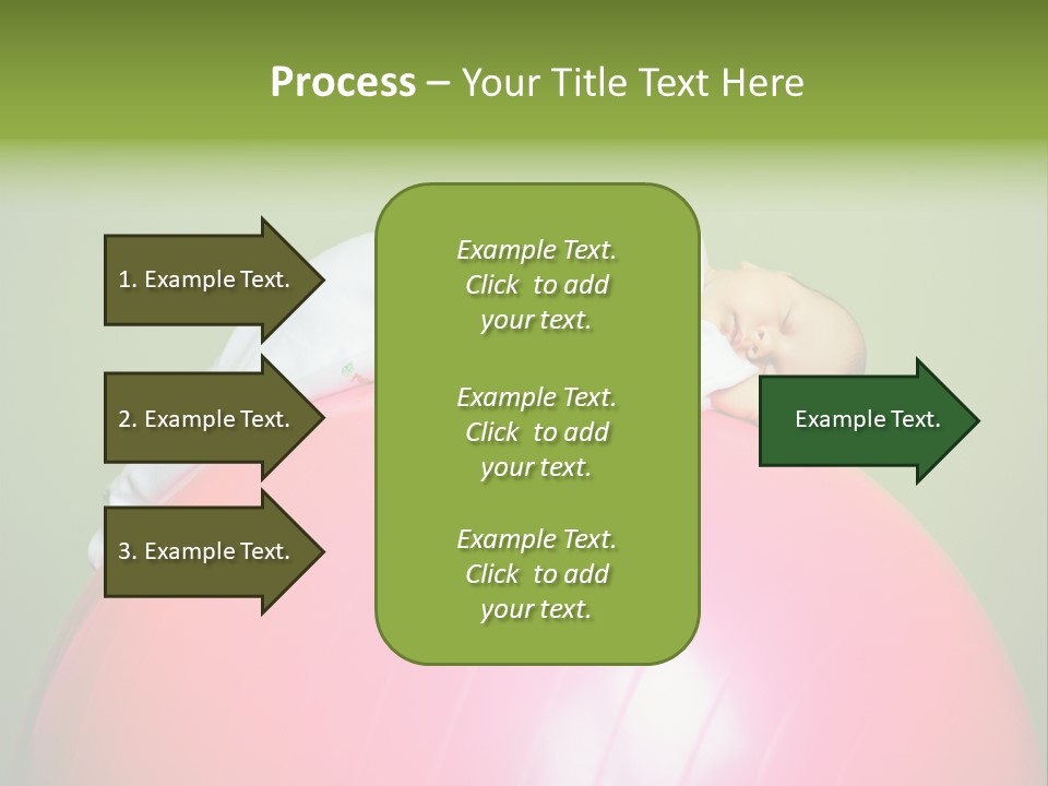 Boy Round Pink PowerPoint Template