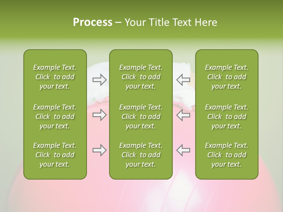 Boy Round Pink PowerPoint Template