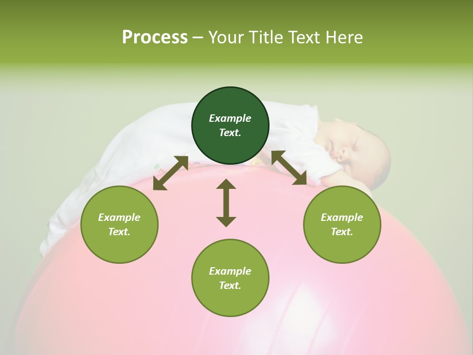 Boy Round Pink PowerPoint Template