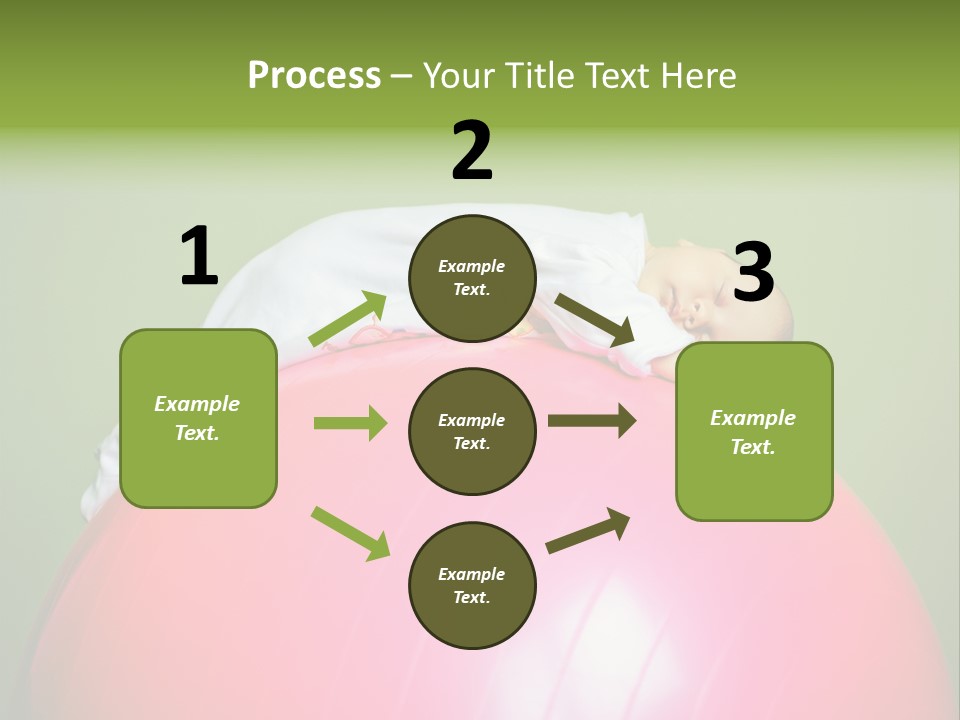 Boy Round Pink PowerPoint Template