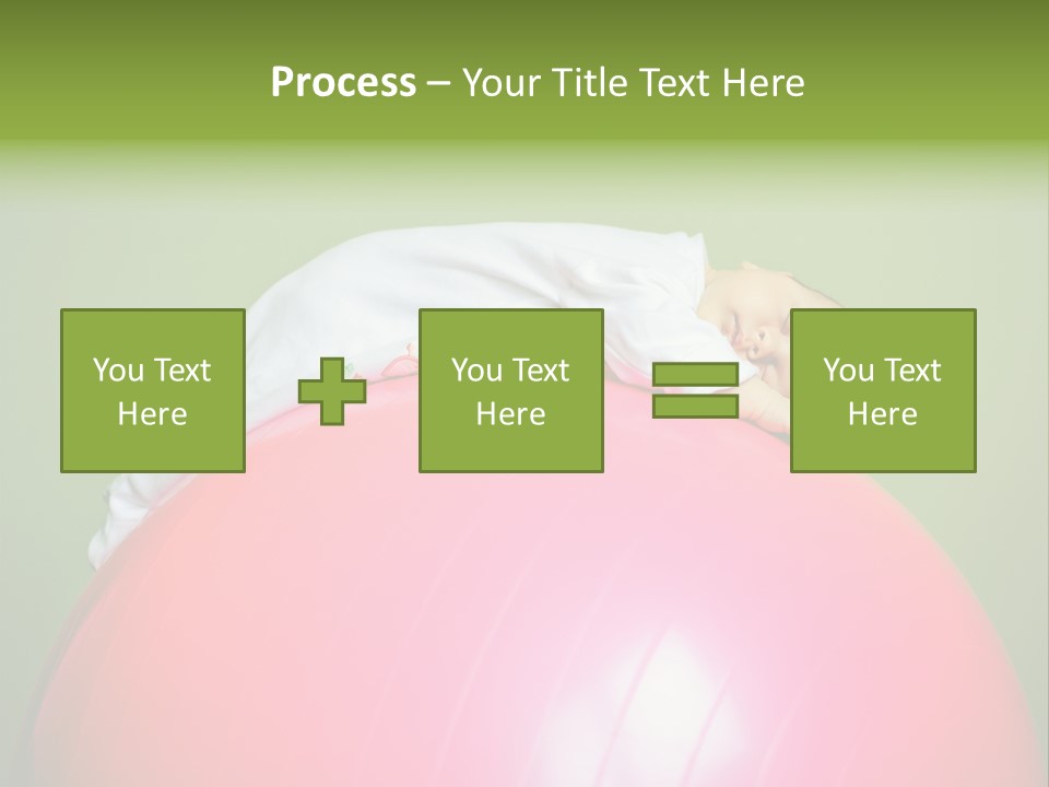 Boy Round Pink PowerPoint Template