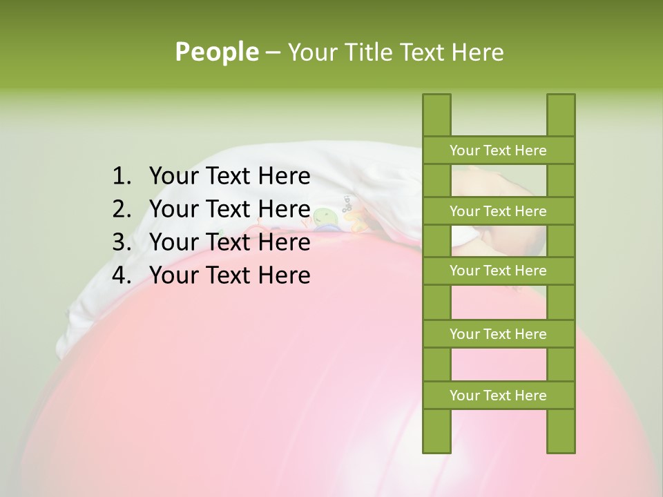 Boy Round Pink PowerPoint Template