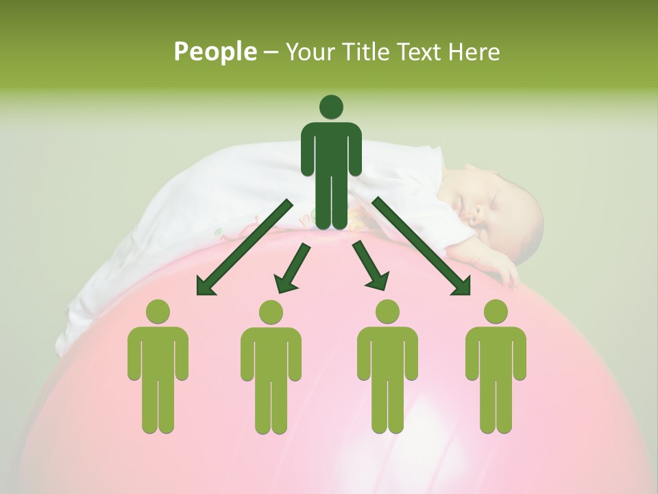 Boy Round Pink PowerPoint Template