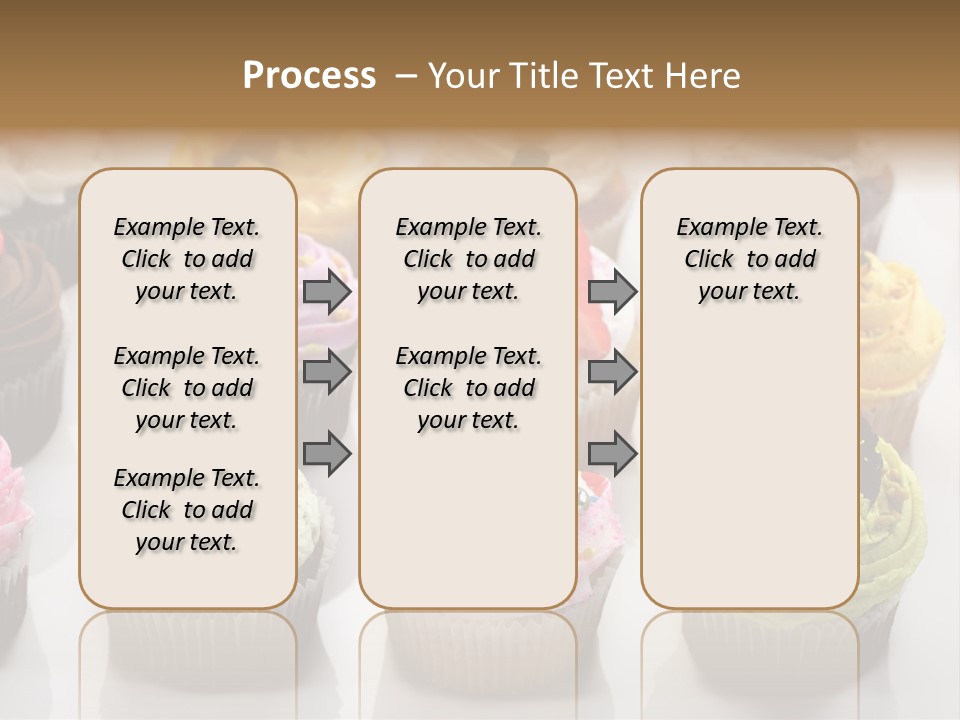 Decorated Party Cupcake PowerPoint Template