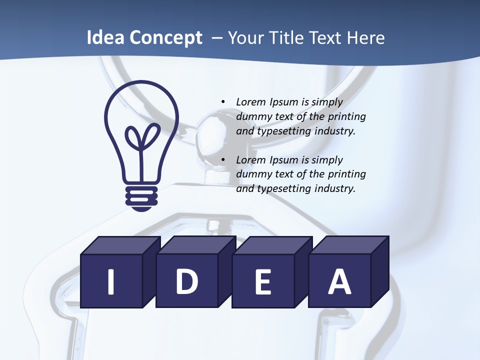 Macro Accessibility Shot PowerPoint Template