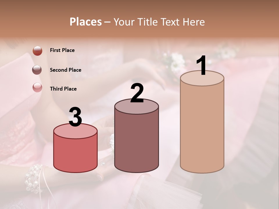 Bridesmaid Red Three PowerPoint Template