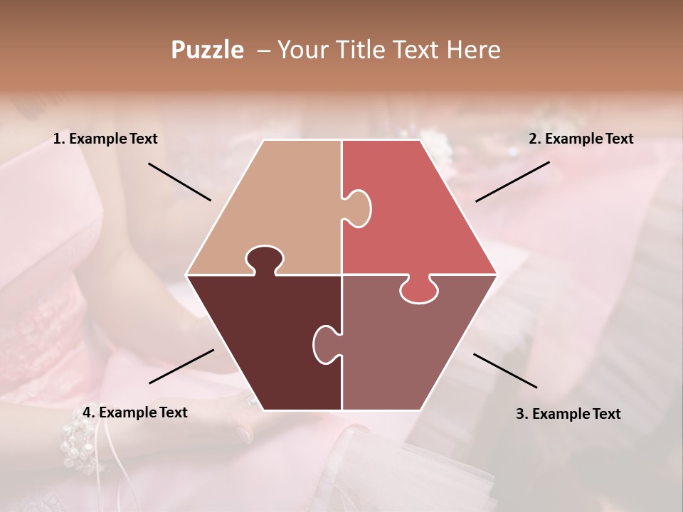 Bridesmaid Red Three PowerPoint Template