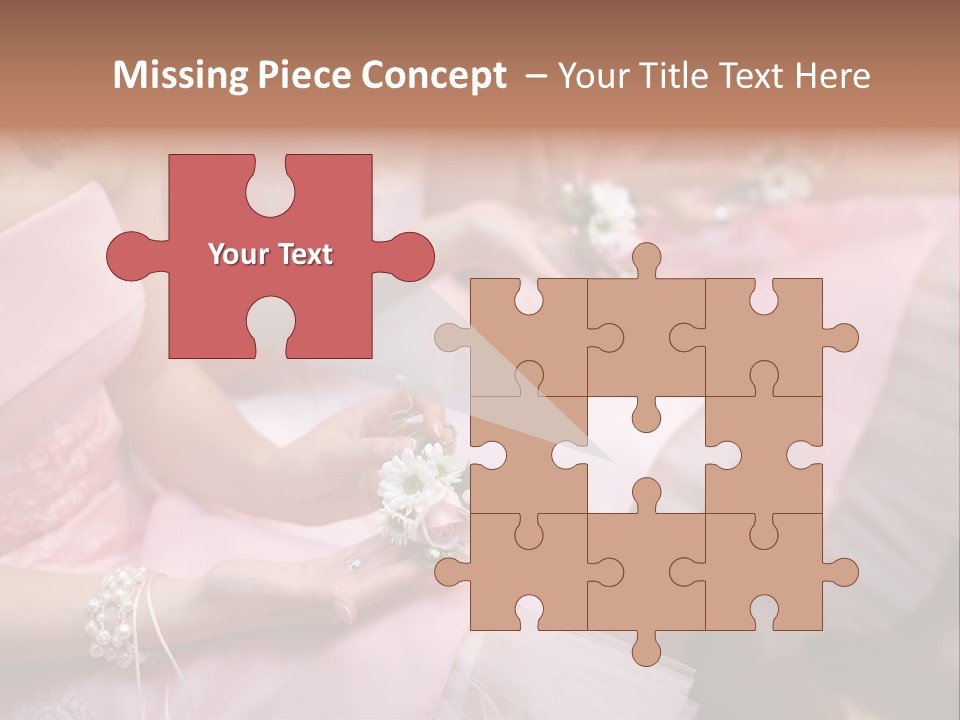 Bridesmaid Red Three PowerPoint Template