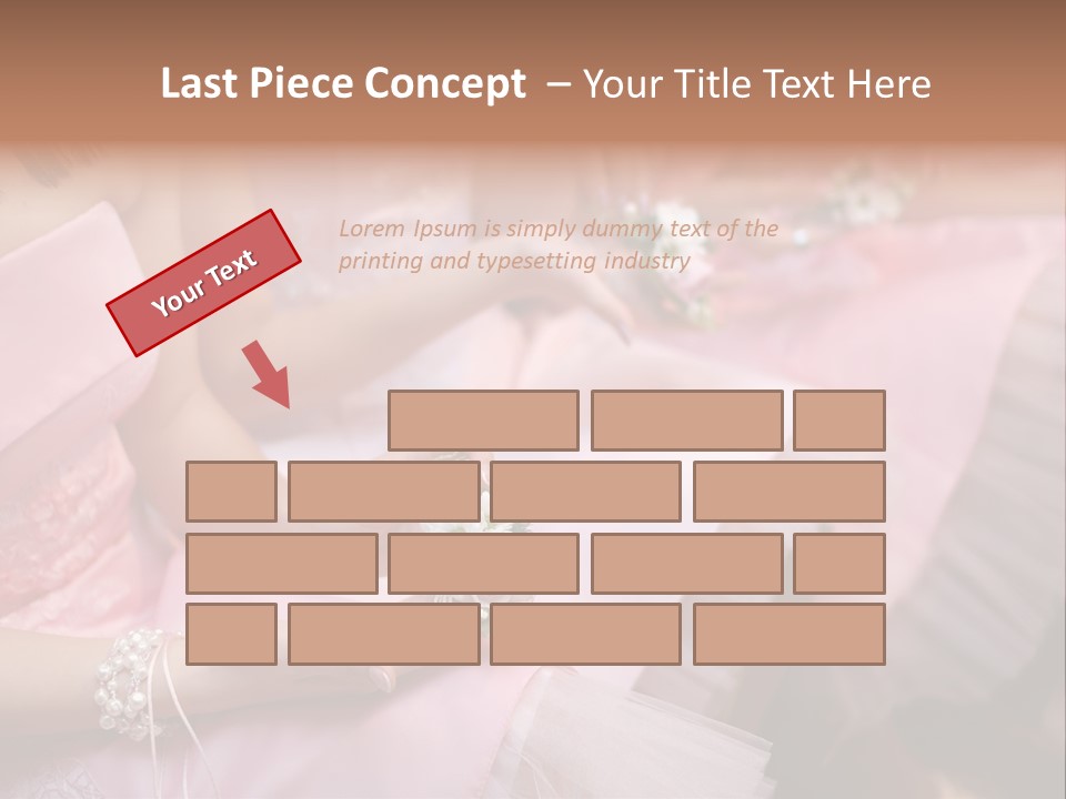 Bridesmaid Red Three PowerPoint Template