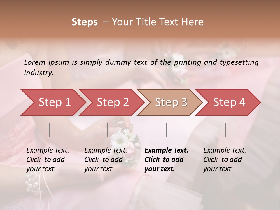 Bridesmaid Red Three PowerPoint Template