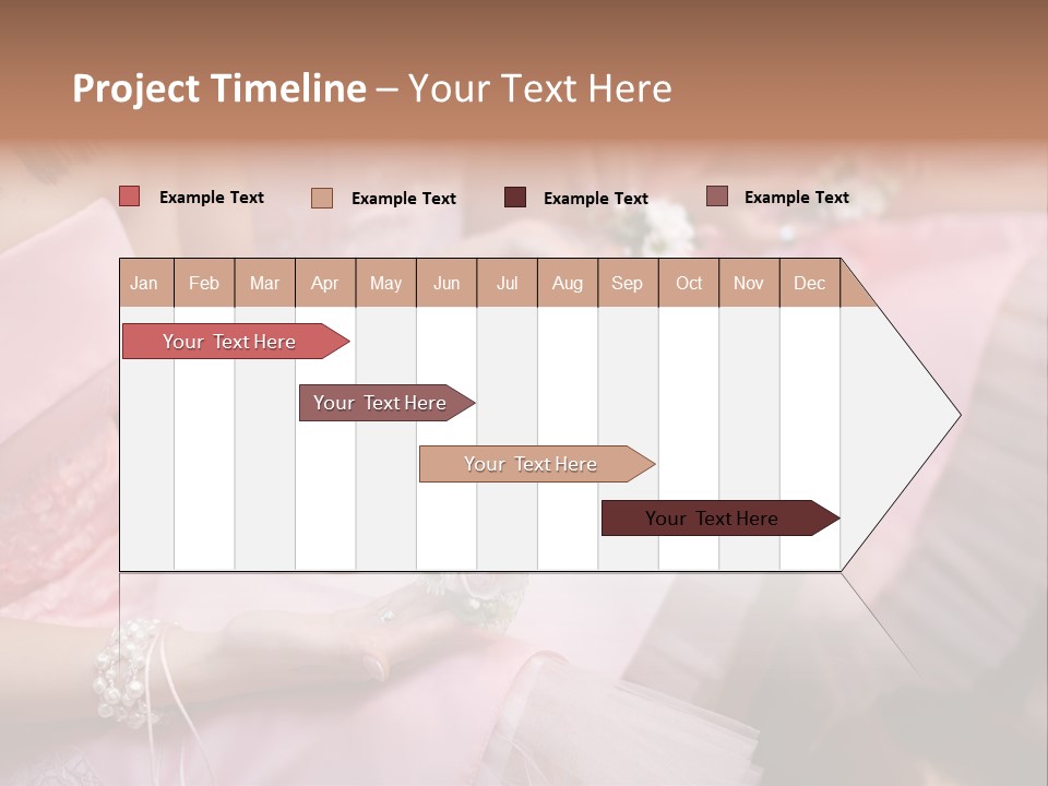 Bridesmaid Red Three PowerPoint Template