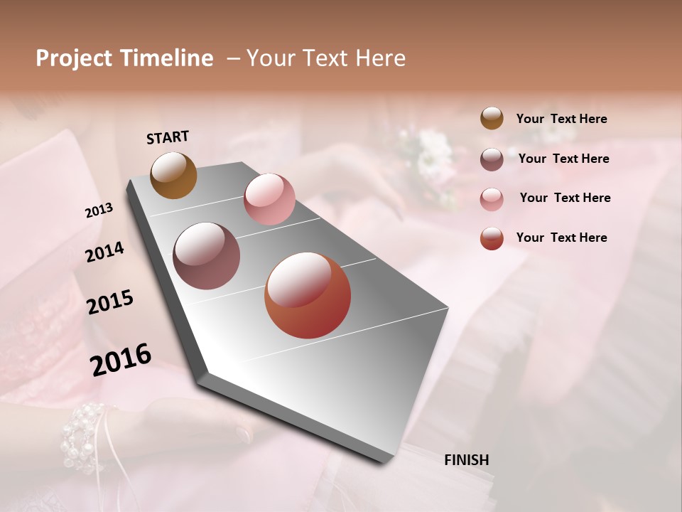 Bridesmaid Red Three PowerPoint Template