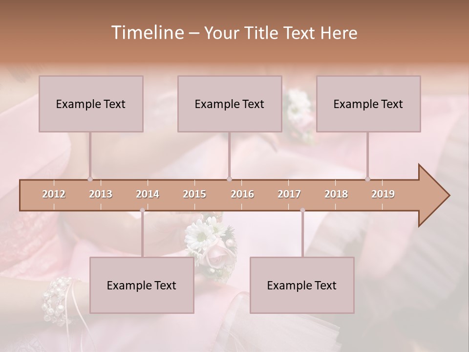 Bridesmaid Red Three PowerPoint Template