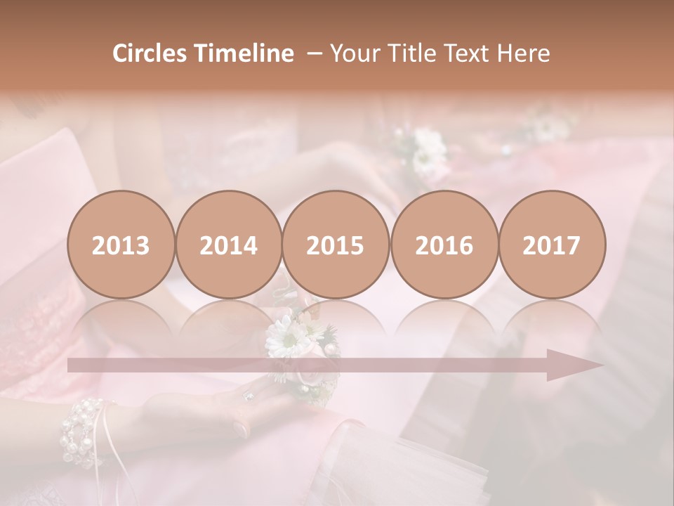 Bridesmaid Red Three PowerPoint Template