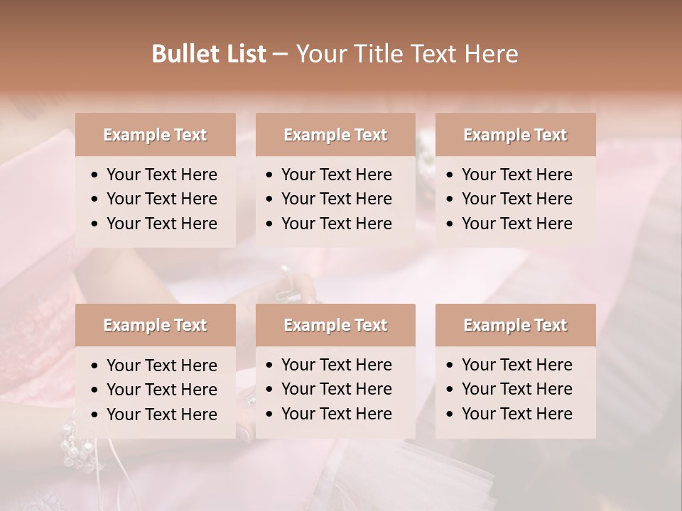 Bridesmaid Red Three PowerPoint Template