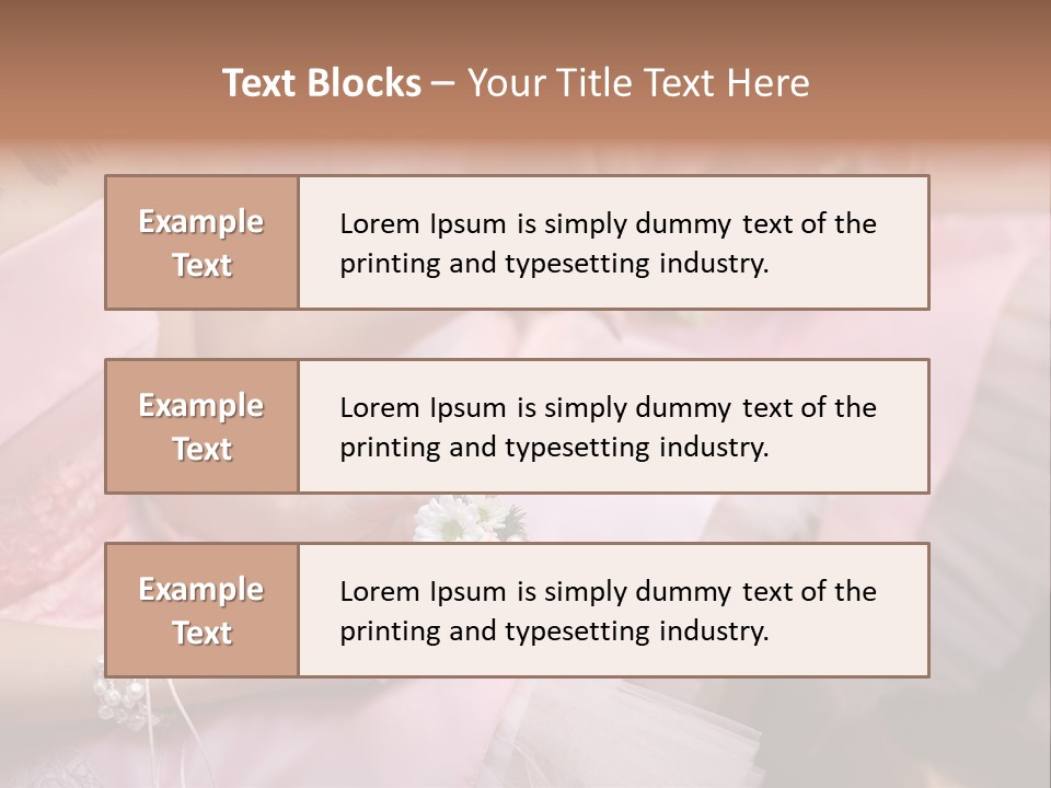 Bridesmaid Red Three PowerPoint Template