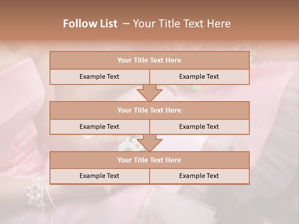 Bridesmaid Red Three PowerPoint Template