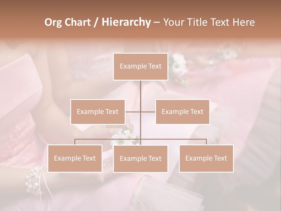 Bridesmaid Red Three PowerPoint Template