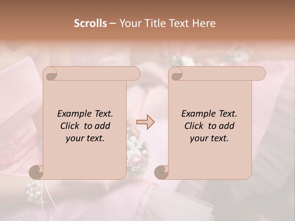 Bridesmaid Red Three PowerPoint Template