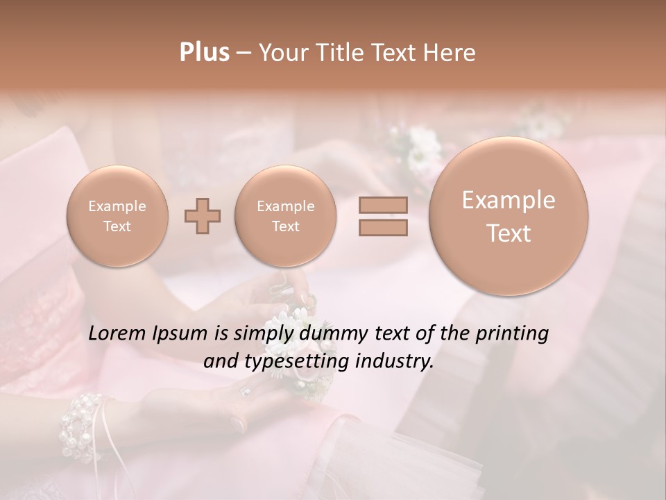 Bridesmaid Red Three PowerPoint Template